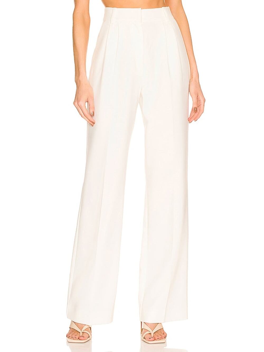 Favorite Daughter Tailored Ivory Collection Trousers Size 8